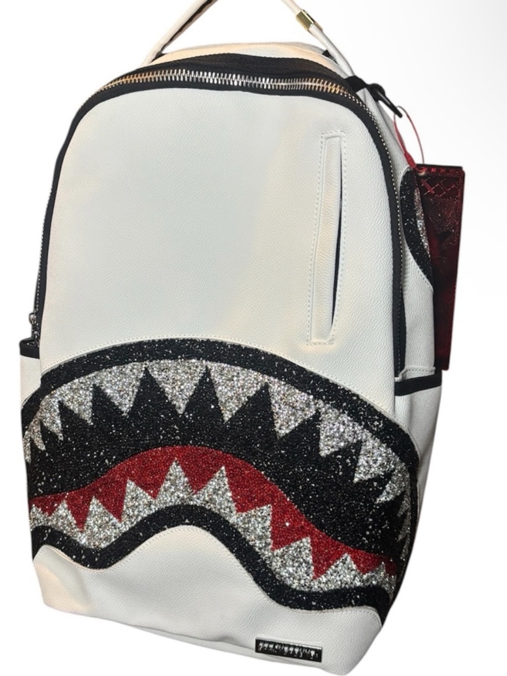 NWT Sprayground Clear Cut DLX Backpack Limited Edition - White